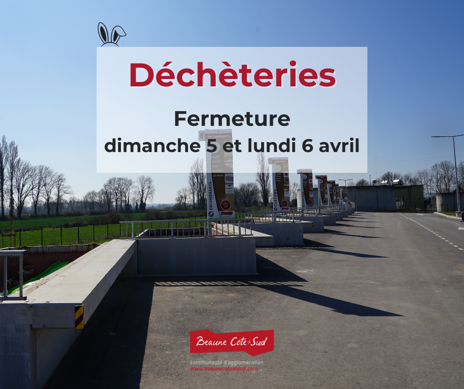 Fermeture déchèteries