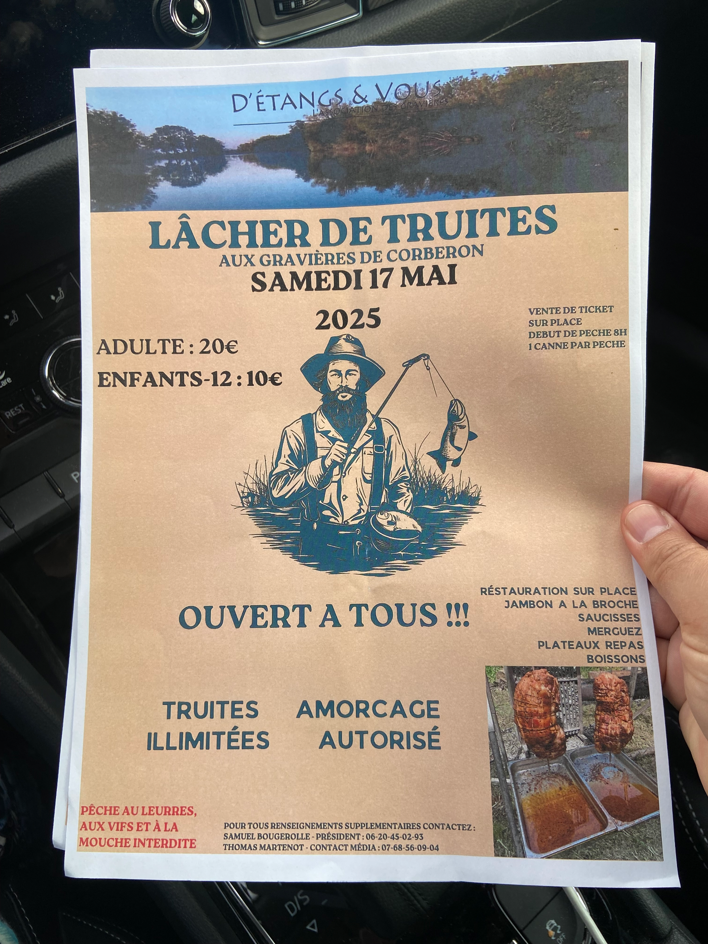 Lâcher de truites